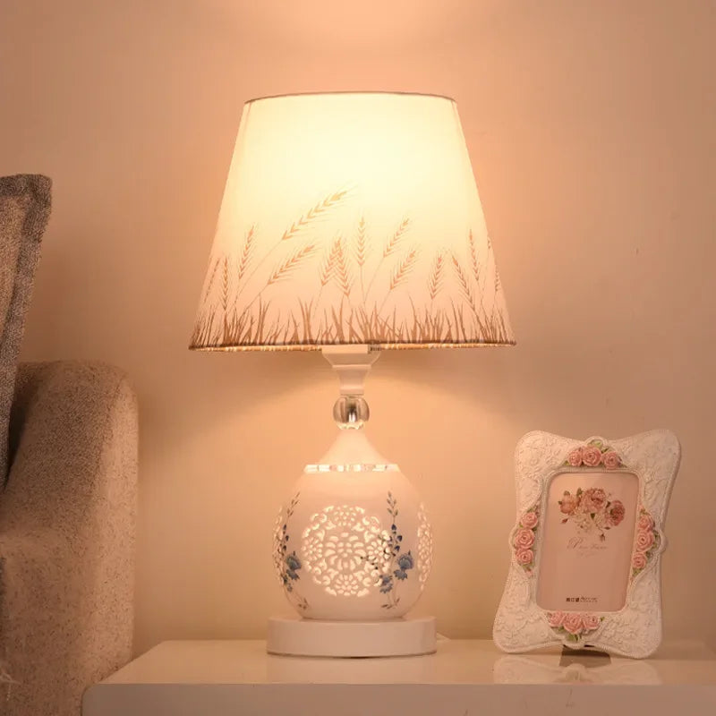 European Crystal Bedside Lamp