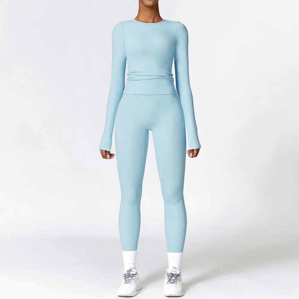 Seamless Yoga Set Women Workout Set Sportswear Gym Clothing